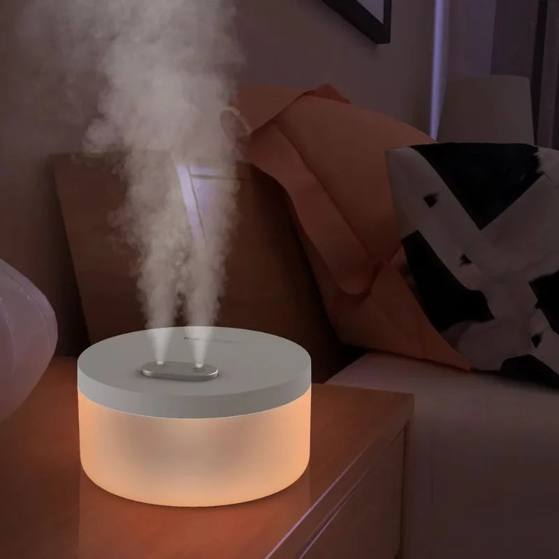 

1000ML Double Nozzle Cool Mist Humidifiers Aroma Essential Oil Diffuser Desktop Humidifiers for Room Air Humidifier