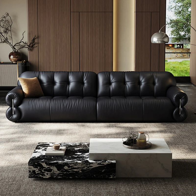 

Sleeping Black Soft Sofas Wood Comfortable Style Designer Living Room Sofa Lazy Italiano Divani Da Soggiorno Home Furniture