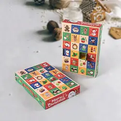Empty Advent Countdown Calendar 5X Count Down To Christmas Advent Calendar Fillable Holiday Candy Box For Festive Atmosphere For