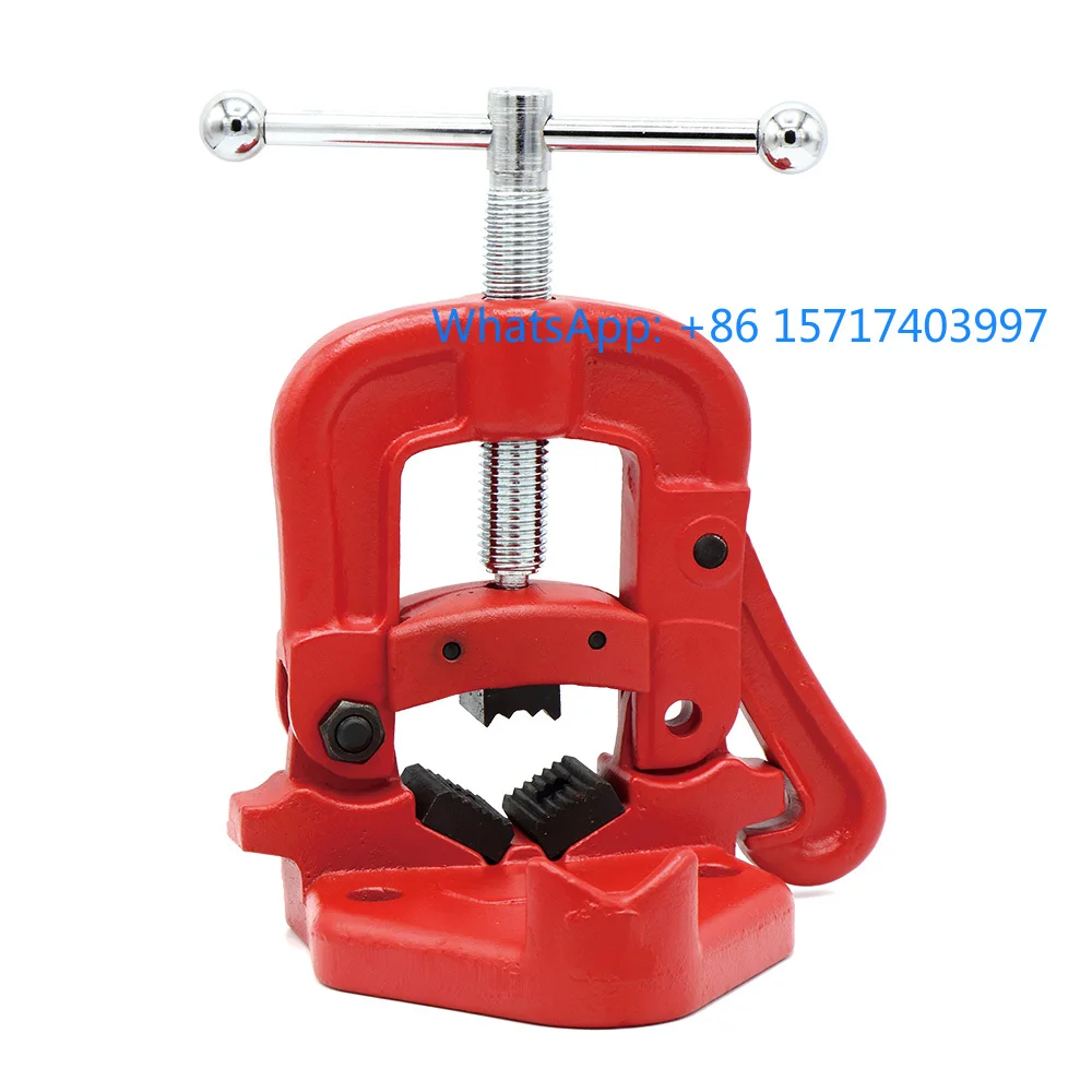 

Тиски с настольным колючком 1/8 "-4" для зажимных труб диаметром от 10 до 114 мм.