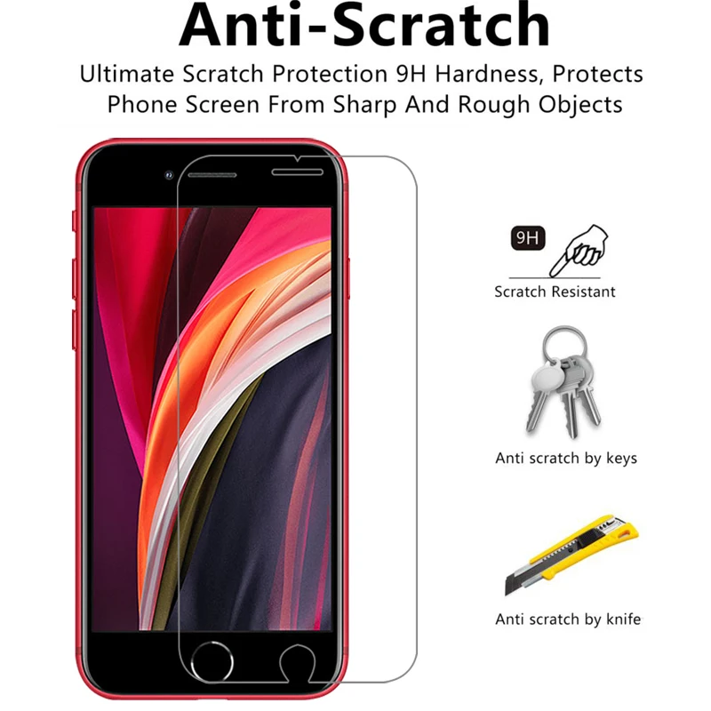 case for apple iphone se 2020 2 tempered glass on iphonese2 se2 se2020 2nd generation back cover i phone ipone iphon ihone iphoe