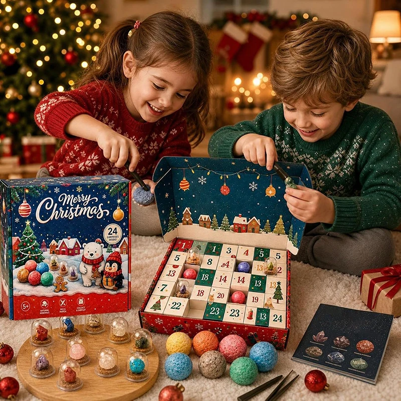 christmas-kids-gem-digging-kit-advent-calendar-24day-countdown-surprise-box-dumpling-squishies-slow-rebound-squeeze-sensory-gift