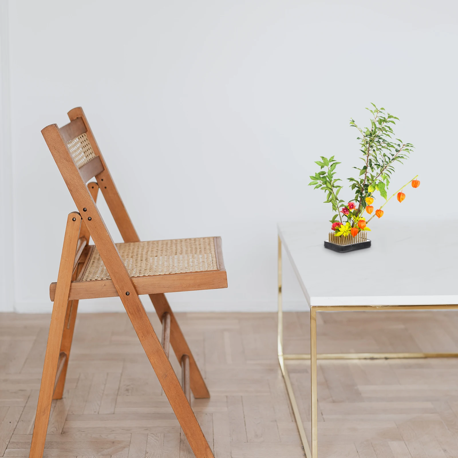 

2 pcs Copper Needle Flower Arranger Dense Pin Design Stable Fixation Easy Use Floral Tools Rubber Coated Artificial Flowers