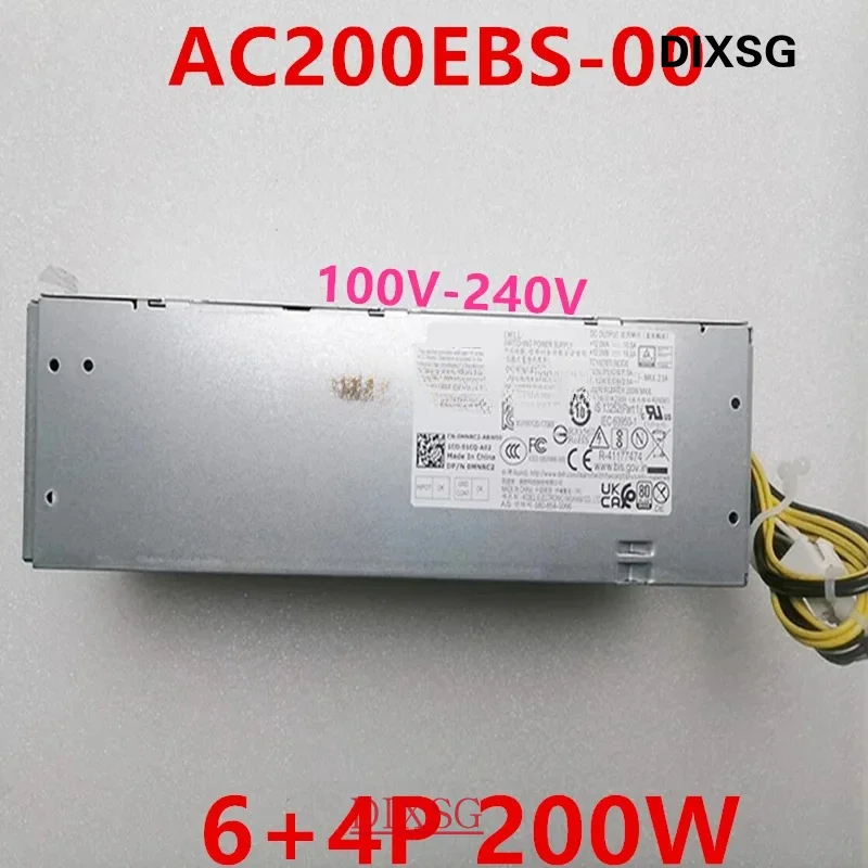 Original New Power Supply For DELL 3040 5040 7040 3650 3670 6Pin 200W Power Supply MNRC2 AC200EBS-00 PCH002 0MNRC2