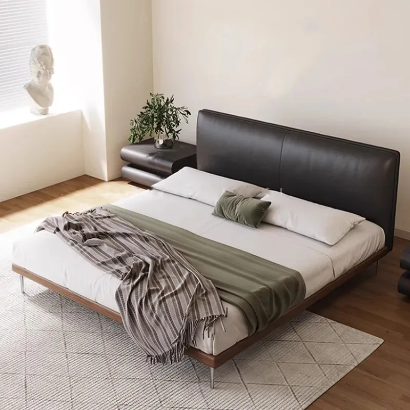 

Двуспальная кровать King Size для отелей, 180x200 см, с изголовьем Queen, каркас для взрослых, двуспальная, с мягкой обивкой, мебель для дома и спальни