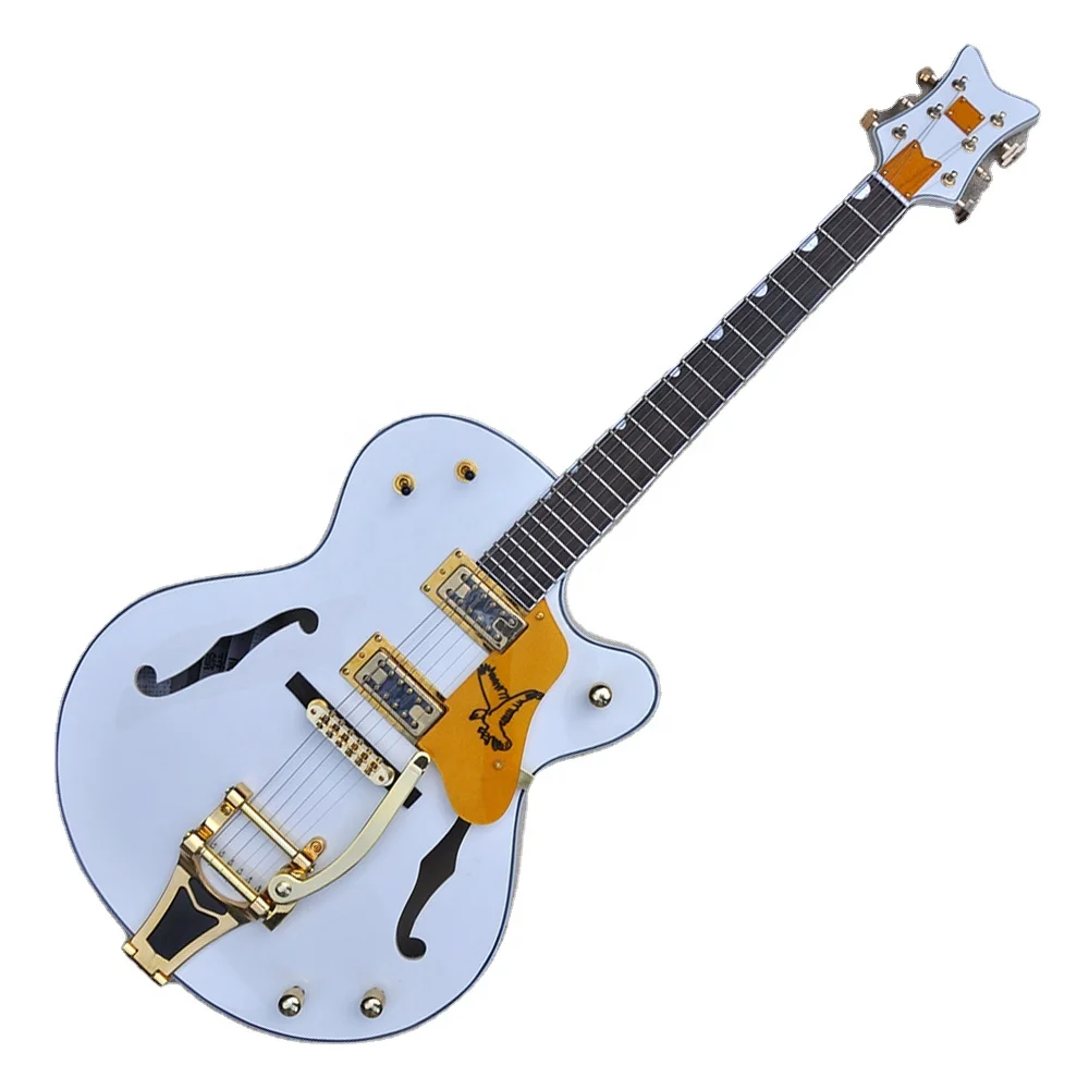 

Flyoung Semi-hollow Electric Guitar 6 strings Electric Guitar Maple Body Guitar