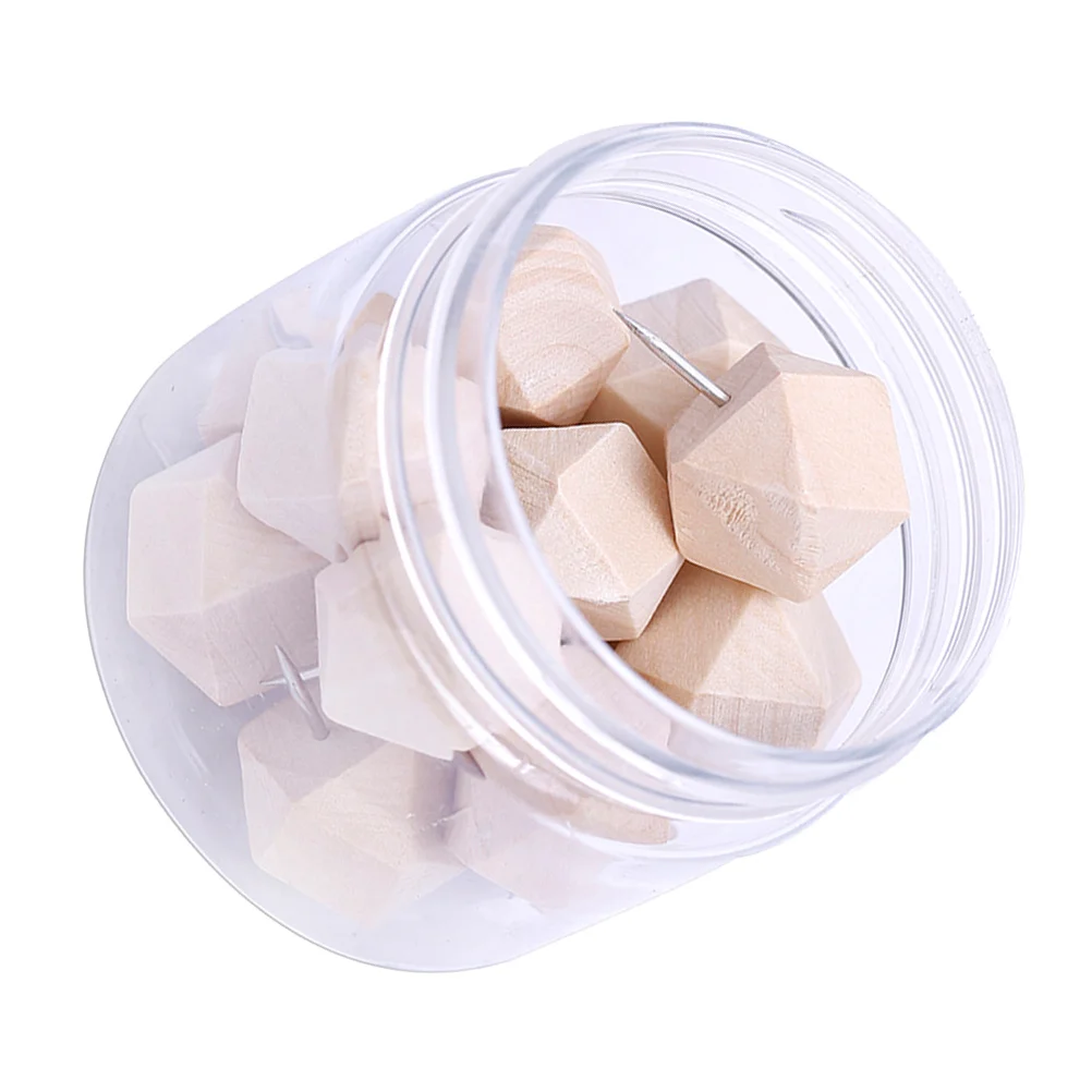 15Pcs Metal Push Pins Geometric Thumbtacks Creative DIY Office School Supplies for Cork Board Photos Posters Maps