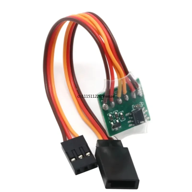 Universal 3.6V-24V Servo Signal Inverter 5~6V Compatible with JR Aircraft V-Tail RC Servo System Module