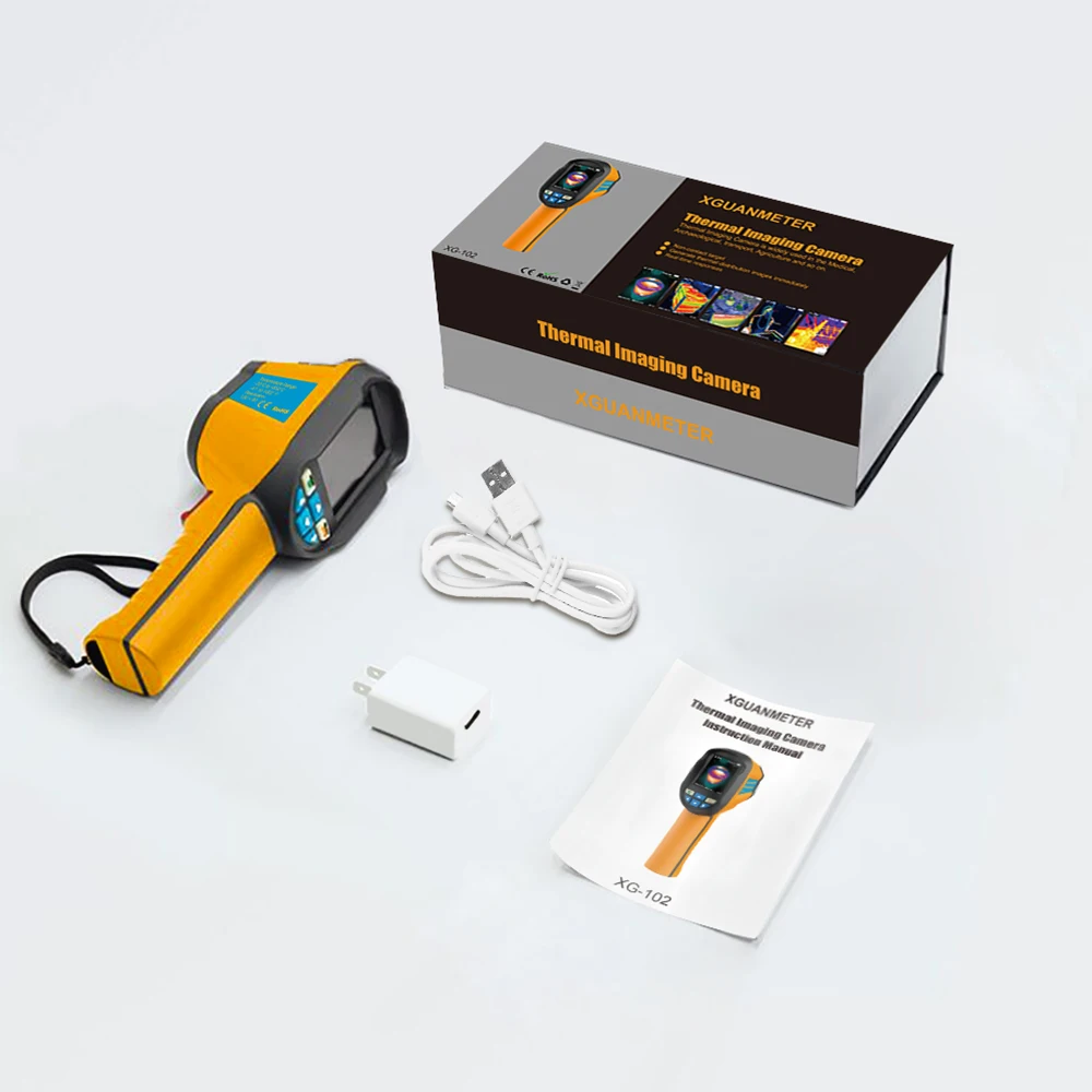 XG-102 handheld ir digital câmera detector de imagem térmica infravermelho temperatura handheld termômetro infravermelho câmera térmica