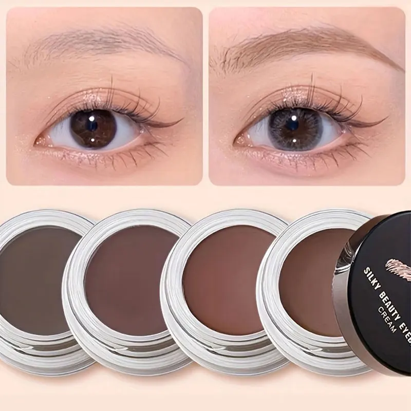 Quick-drying waterproof and sweat-proof eyebrow cream for brown and light brown eyebrows that do not fade and are long-lasting e