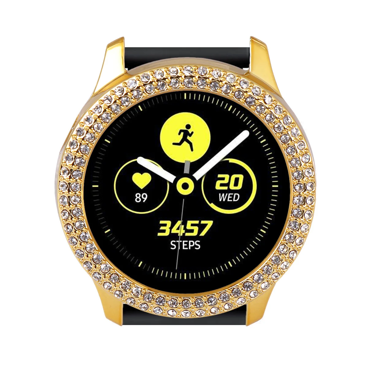 

Chic Watch Accessories Protective Case for Active 2 40mm Golden Custom Radian Design Dirt Scratch Guard Watch Shell