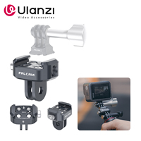 Ulanzi Falcam F22 Quick Relase Plate Action Camera Base Mount Clip for GoPro Hero 12/11/10/9/8/7 DJI Osmo Action 2 3 Accessories