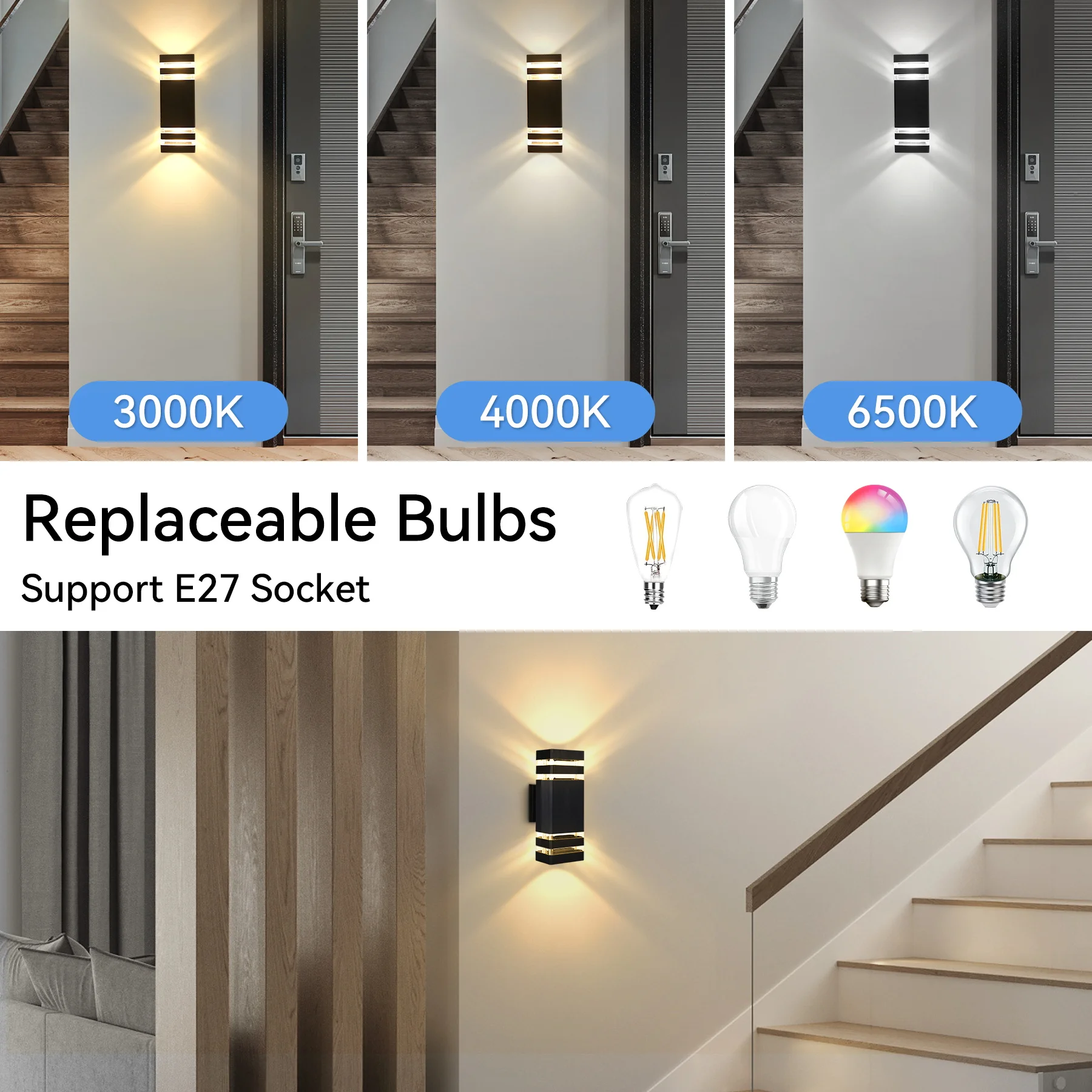 IP66 Waterproof Outdoor Wall L - Outdoor Lighting Up And Down 评论和价格