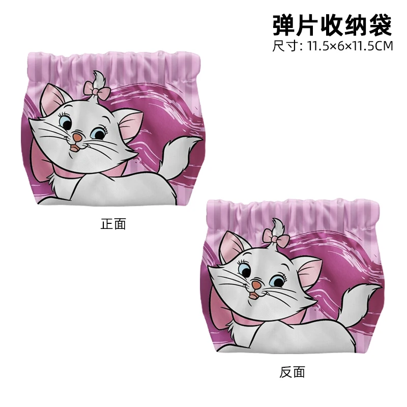 Disney-maletines de Anime Marie Cat T8140, monedero, bolsa de maquillaje de dibujos animados, monederos casuales, bolso de almacenamiento para tarjetas, regalo