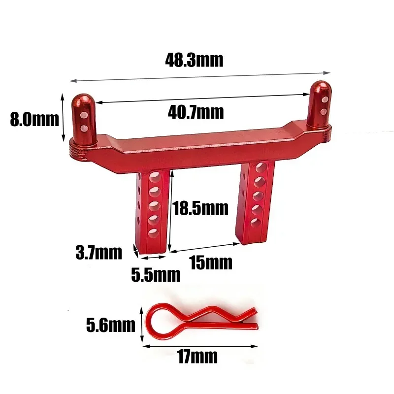 

For SCY1/16 16101 16102 16103 16101PRO 16102PRO16103PR0 High speed RC car upgraded metal Universal front and rear body pillars