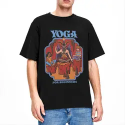 Baphomet Yoga Half Lotus T Shirts Merchandise Men Women Cotton Casual Round Collar Tees Short Sleeve Clothing