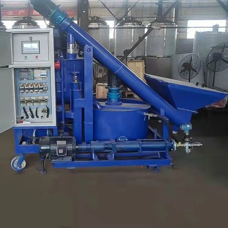 HCY 700 type intelligent grouting trolley, bridge prestressing intelligent grouting machine