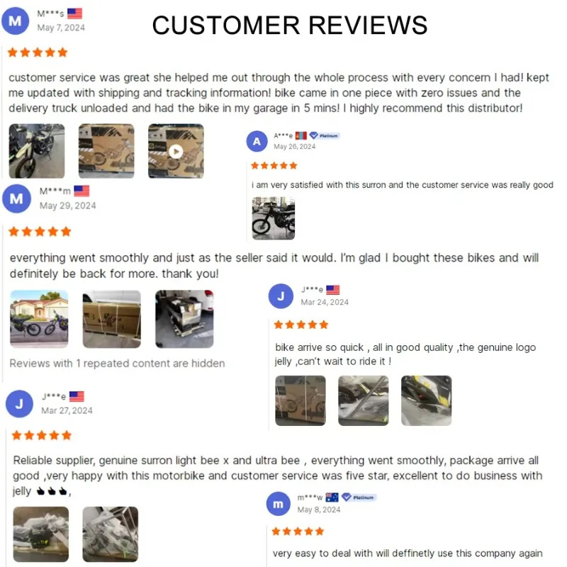 ลดราคาสุดฮอตปี 2024 Talaria X3 MX4 8000W Light Bee X 60V 8000W Sur Ron Ultra Bee รถมอเตอร์ไซค์ไฟฟ้า