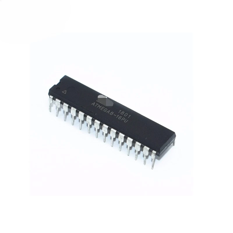 ATMEGA8 ATMEGA8-16PU ATMEGA8A-PU  MEGA8-16 DIP Flash IC DIP-28 8-bit with 8K Bytes In-System Programmable Flash