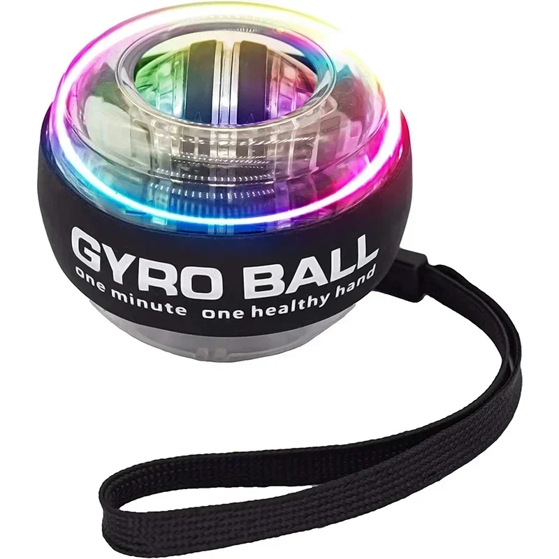 

Wholesale Gyro Power Wrist Ball Arm Hand Muscle Force Trainer Fitness Equipment Power Gyroscope Forearm Ball