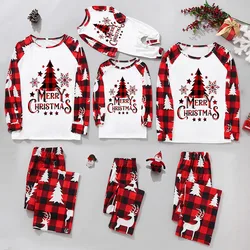 New Year Mother Daughter Clothes Christmas Costume Women Men Kids Pajamas Suit Baby Romper Christmas Family Matching Outfits