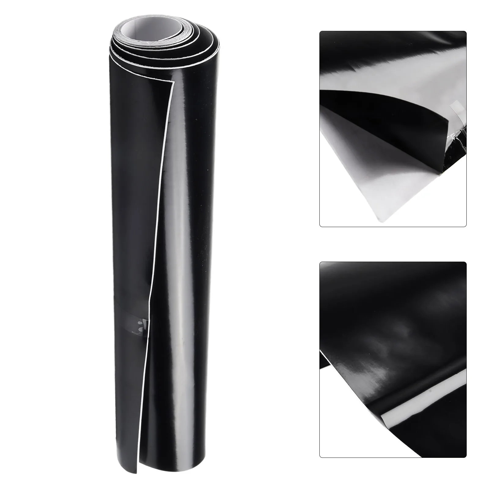 1 Pcs Car Windscreen Sun Strip Sticker Gloss Black Sun Strip Car Front View Sunshade Exterior Accessories 140 X 20CM
