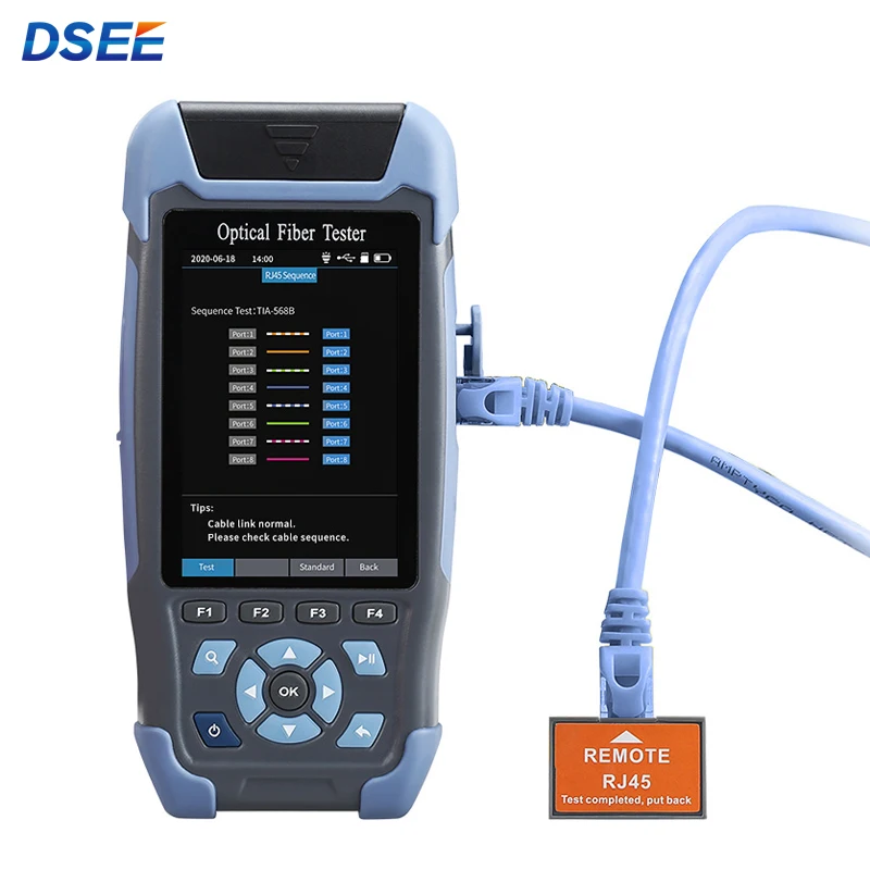 Fiber Optic Tester mini OTDR handheld fiber optic drop cable tester ftth OTDR fiber optic equipment nk3200