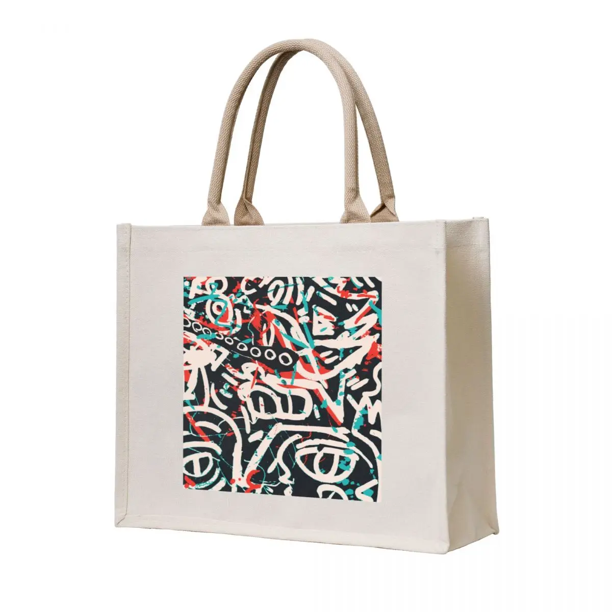 

Street Art Graffiti Pattern Ink and Posca Tote Bag custom tote bag tote bag women canvas shopping