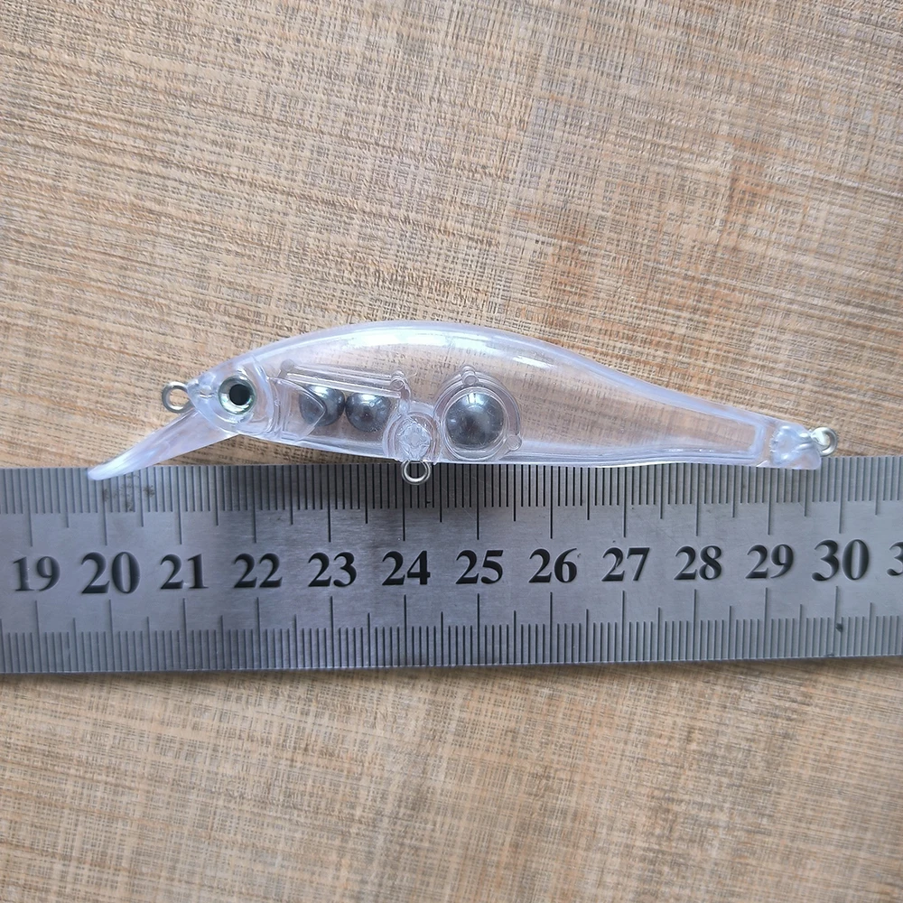 

10 шт., неокрашенные искусственные приманки, 98 мм, 10 г