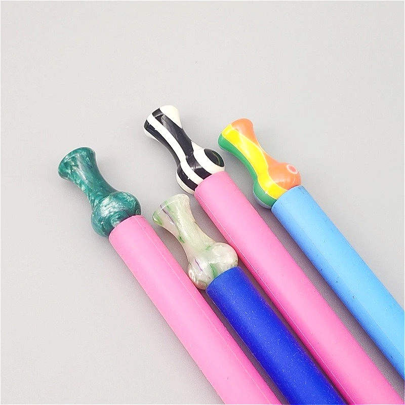 1PC 510 Ugello gocciolante in resina Giunto di paglia a forma di vaso Colore casuale