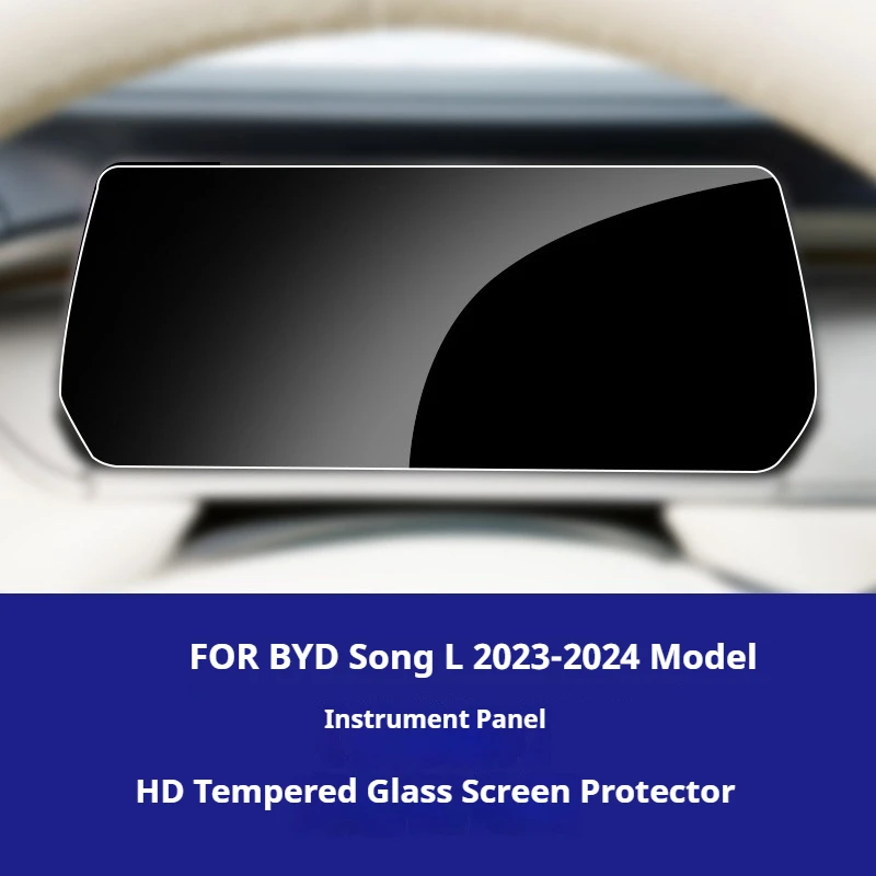 Película Protectora de Pantalla Táctil para BYD Han Song Plus/L Tang 21-25, Ultra Transparente, Antideslumbrante y Resistente
