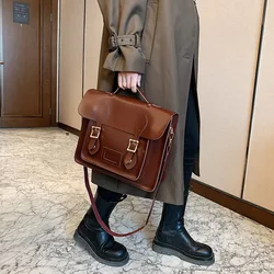 3WAY Commuter Backpack Women's Japanese Messenger Bag Shoulder Bag Vintage Handheld Crossbody Bag JK Uniform Women's School Bag