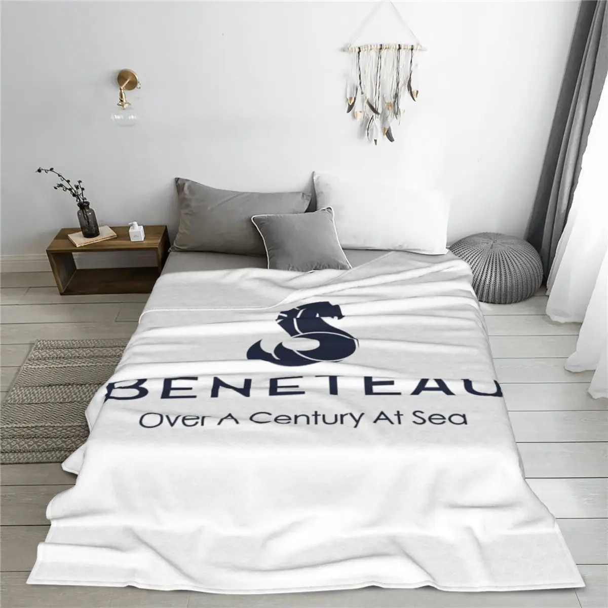 

Beneteau Boats Blanket Fleece Sofa Throw Blanket Super Soft Throw Blankets for Home Bedroom Outdoor Throws Bedspread Quilt