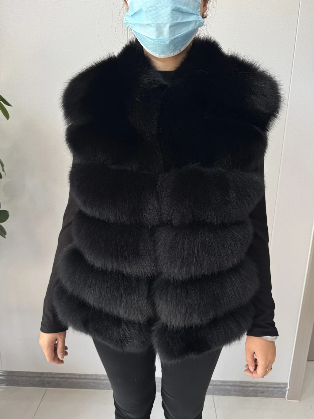 2026 NEW style Fox Fur Coat Real Winter New Outwears Women's Fashion Luxury Jacket High Quality Clothing Natural And Stand Colla
