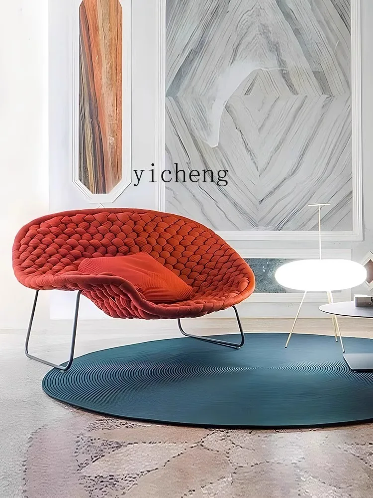 ZZ ZC أريكة خارجية حبل المنسوجة كرسي فناء حديقة B & B شرفة الترفيه سوينغ حبل المنسوجة كرسي #3