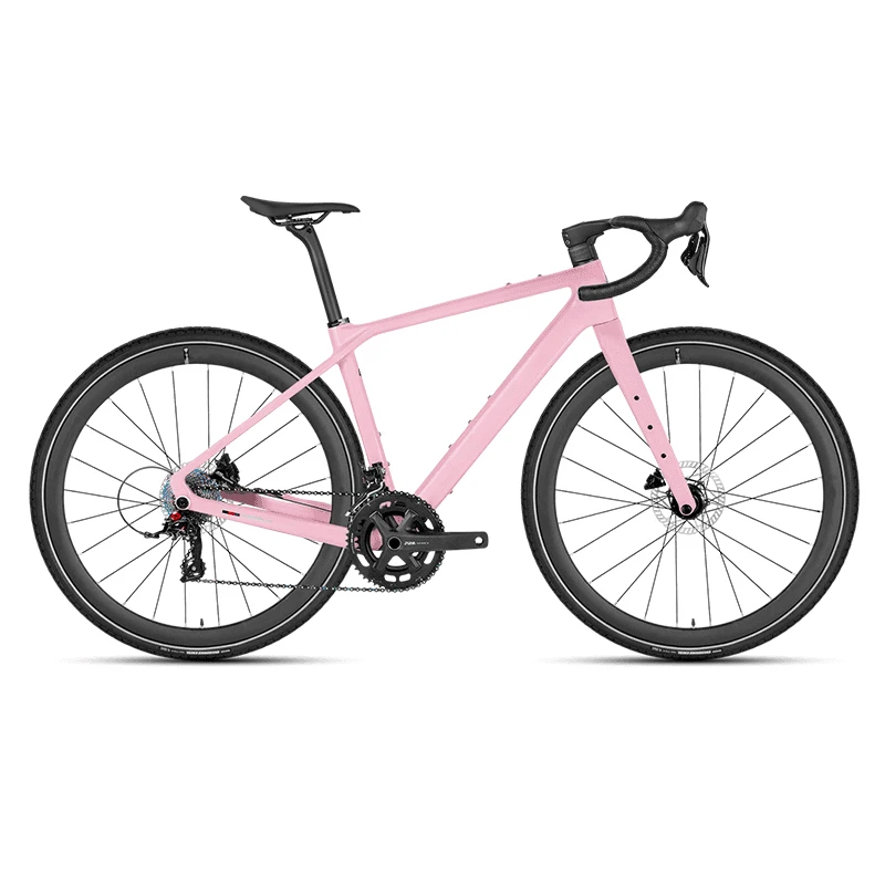 TWITTER New Carbon Gravel Bike With RS-24S Hydraulic Disc Off-road 700*40C Road Racing Bicycle internal Cables For Men Women