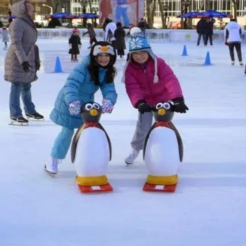 Patinação no gelo Dolphin and Penguins Helper, Ice Skate Booster, Gelo