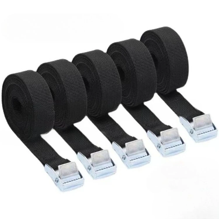 

10 Pcs Black Lashing Straps with Clamping Lock Heavy Duty Fastening Straps for Motor Bicycle Luggage Fixing Tool
