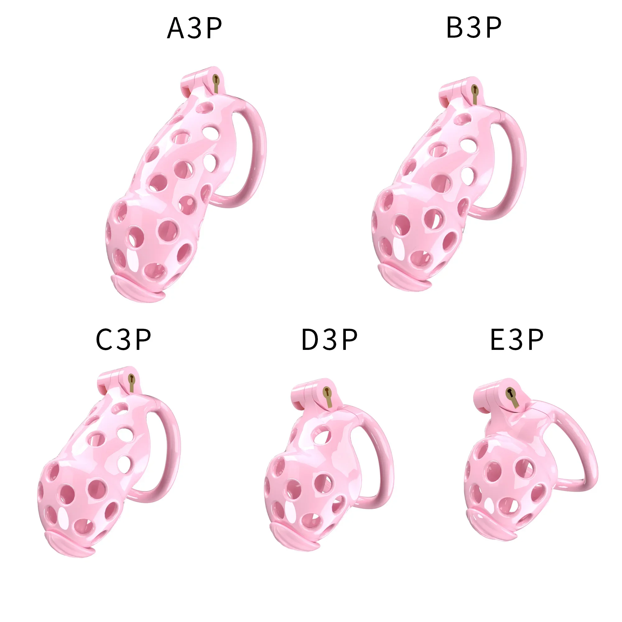 ABS Cobra Chastity Cage BDSM Penis Bondage Cock Cage with 5 Size Rings Penis Ring Gay Male Sex Toys Adult Erotic Products 섹스알몸