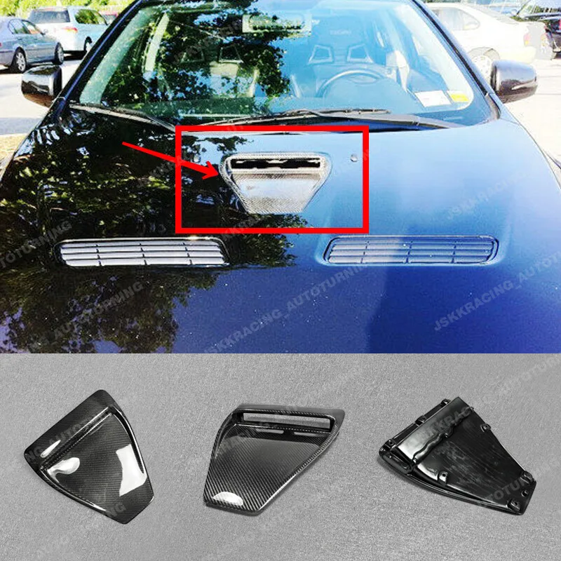 

For Mitsubishi EVO 10 X OE Front Hood Vent Scoop Air Ducts Bodykits Carbon Fiber