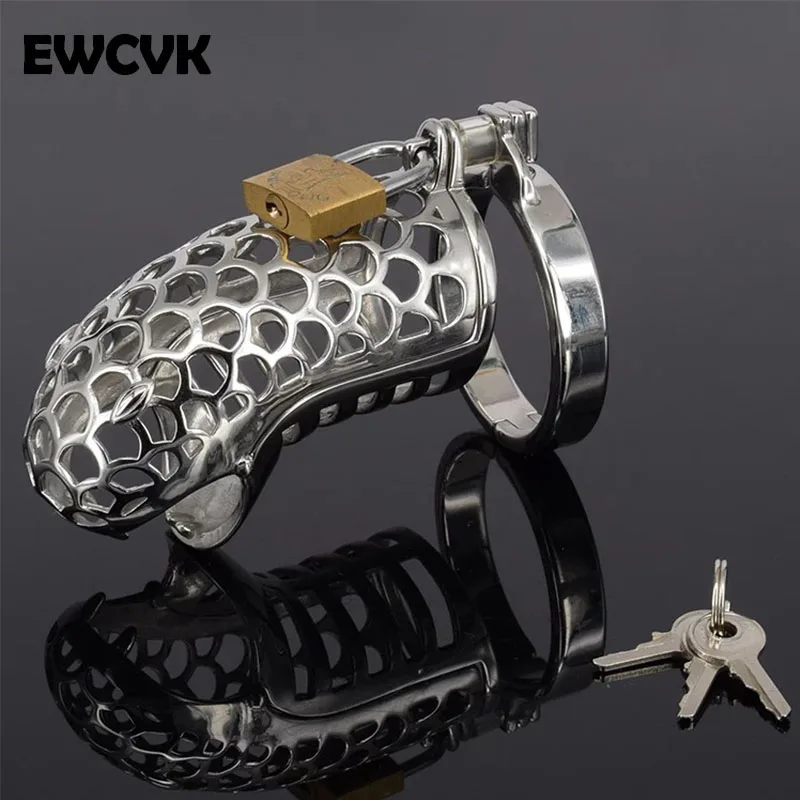 

Snake Head Male Chastity Cage Cock Ring Metal Slave Bdsm Bondage Restraint Belt Sex Toy For Men Sexual delay Anti-erection Tool