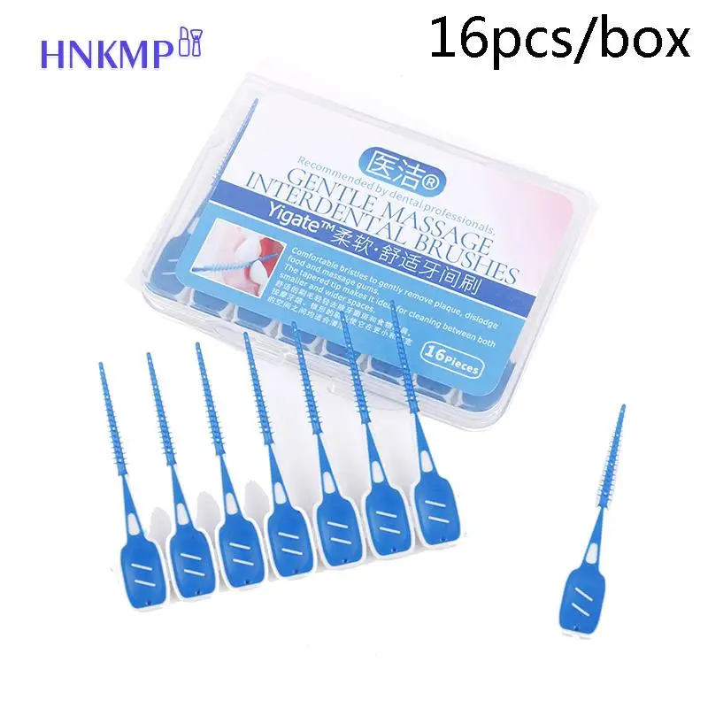 16pcs Interdental Brushes Cleaning Floss Teeth Dental Oral Care Tool