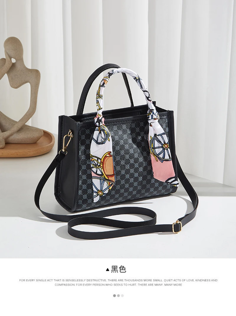 PU-Leder Casual Crossbody-Taschen für Damen Luxus Designer Handtasche Große Kapazität Reise-Schultertasche Sac – Detail 12