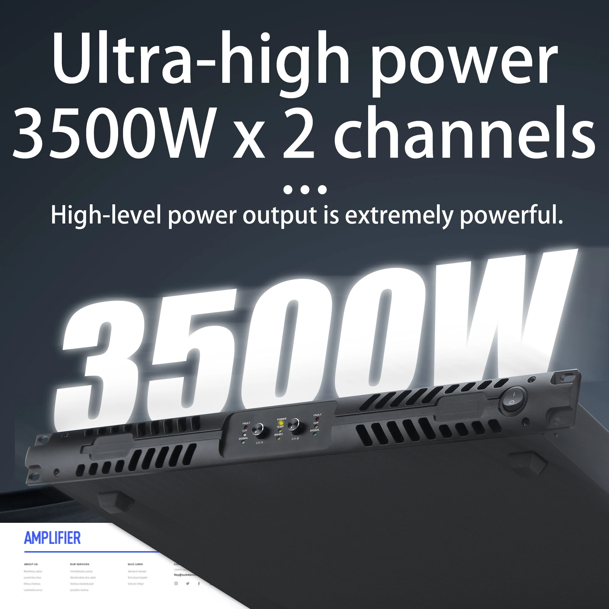 

Профессиональный цифровой усилитель FULUODE XP9000 - Мощная двухканальная аудиосистема для сцены/дома