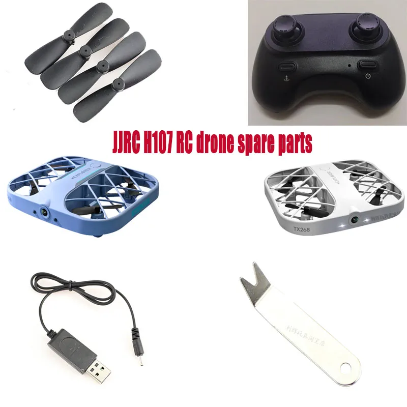 JJRC H107 RC Mini Grid Quadcopter Drone Spare Parts Blade USB Charger Propeller Remote Control Remover