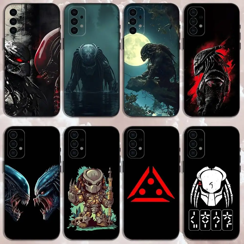 

The P-Predator Phone Case For Samsung Galaxy A73,31,32,72,41,53,52,71,22,5G,Note,J7,8,9 Soft Black Cover