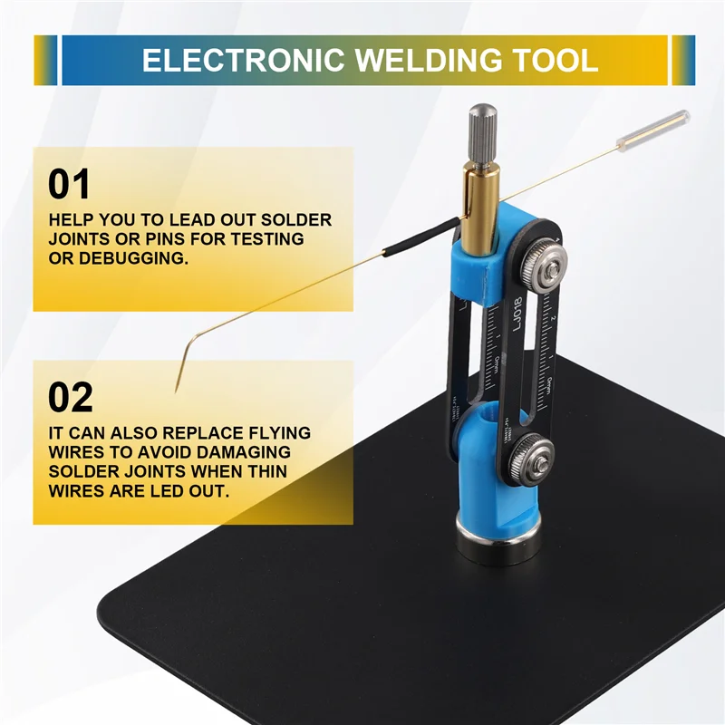 A96I-Time Series Signal Flying Wire Data Repair Test PCB Multimeter Pin DIY Circuit Board Electronic Welding Tool With Base