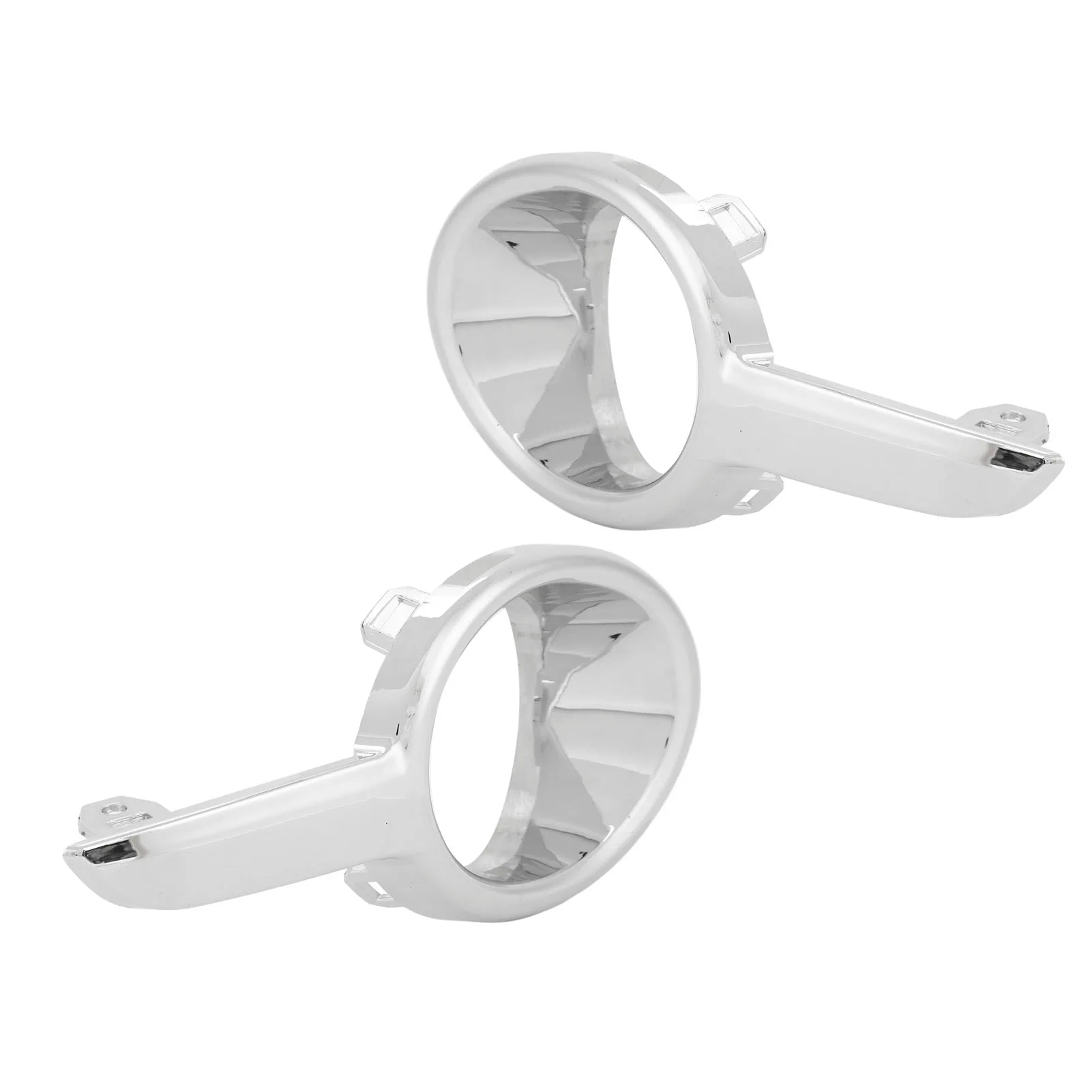Fog Light Bezel Fog Light Cover Chrome Plating High Strength ABS Plastic Front Bumper Fog Lamp Bezel for 208 2012‑2018