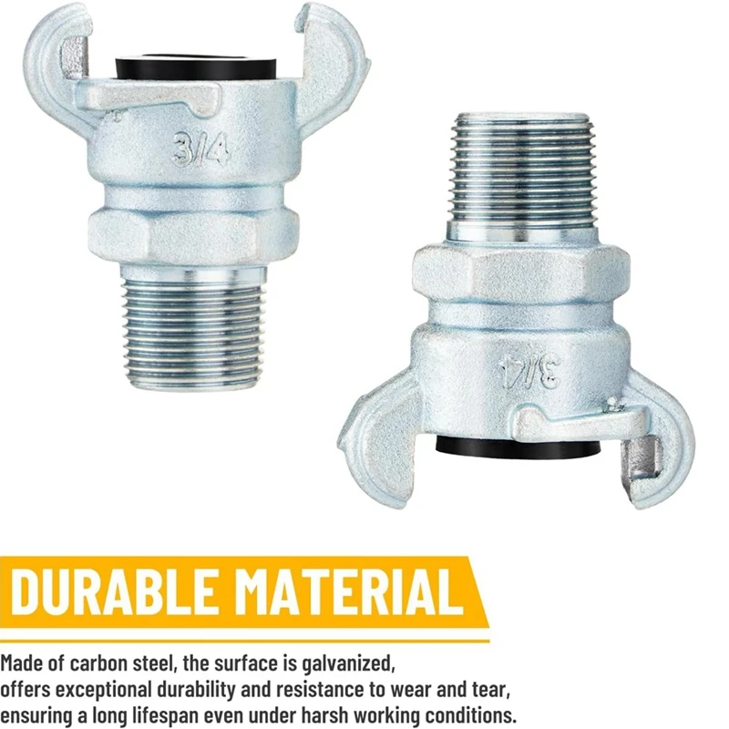 ABSJ-8PCS 3/4 นิ้ว NPT Air ข้อต่อท่อ, universal Coupling ชิคาโกข้อต่อ 3/4 นิ้วสําหรับชาย End, หญิง