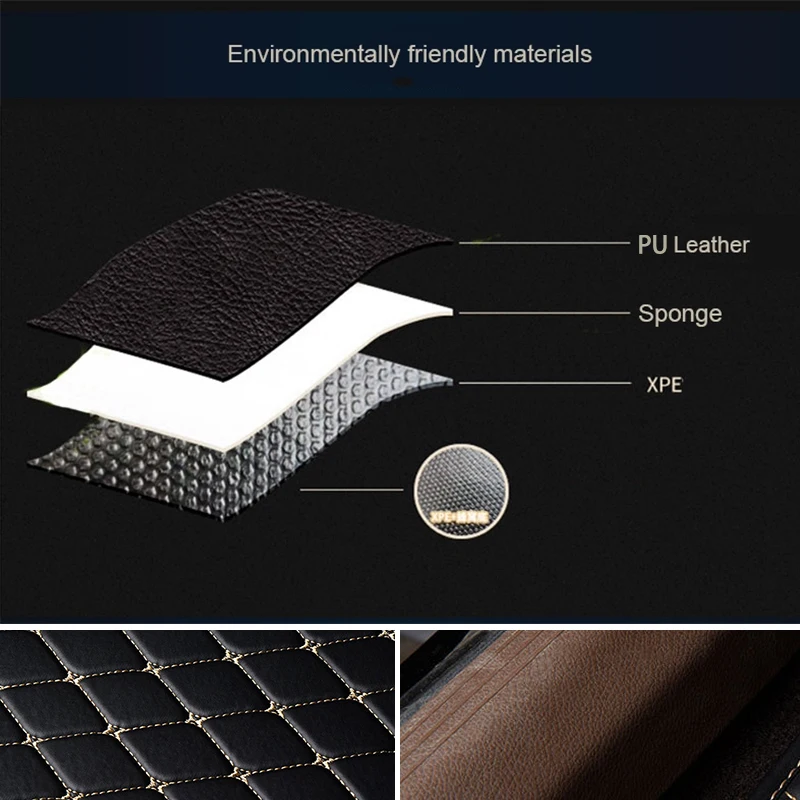 5Pcsd universal car floor mats, dustproof, easy to clean, stylish and universal, car interior protection accessories